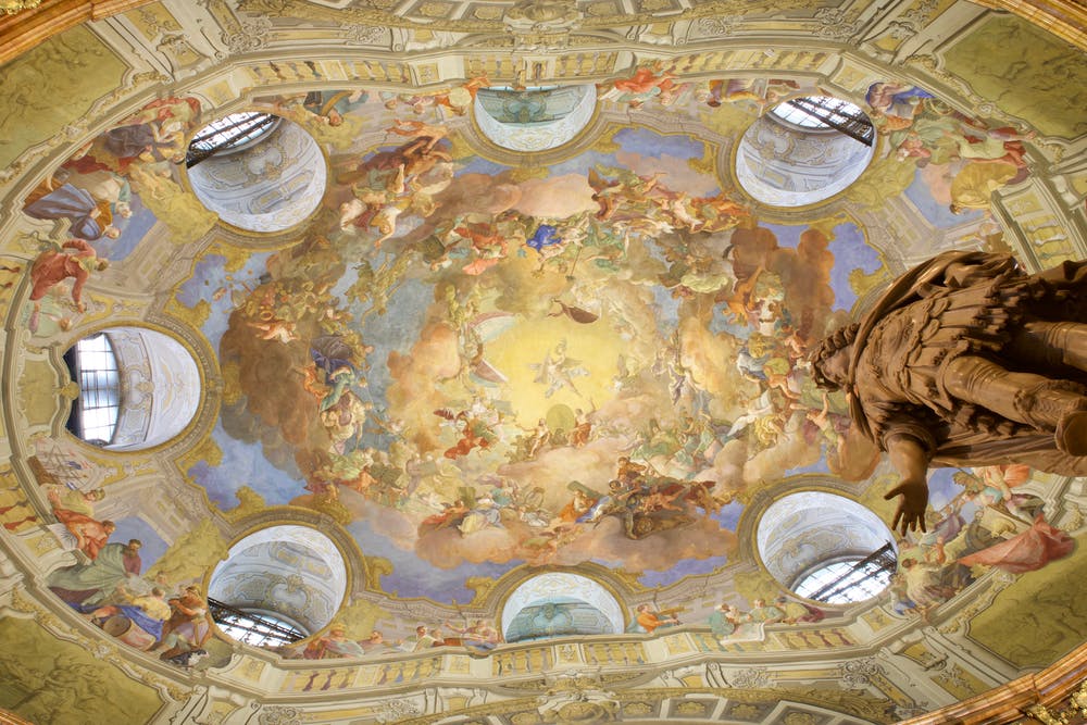 Read more about the article Ceiling painting in the National Library