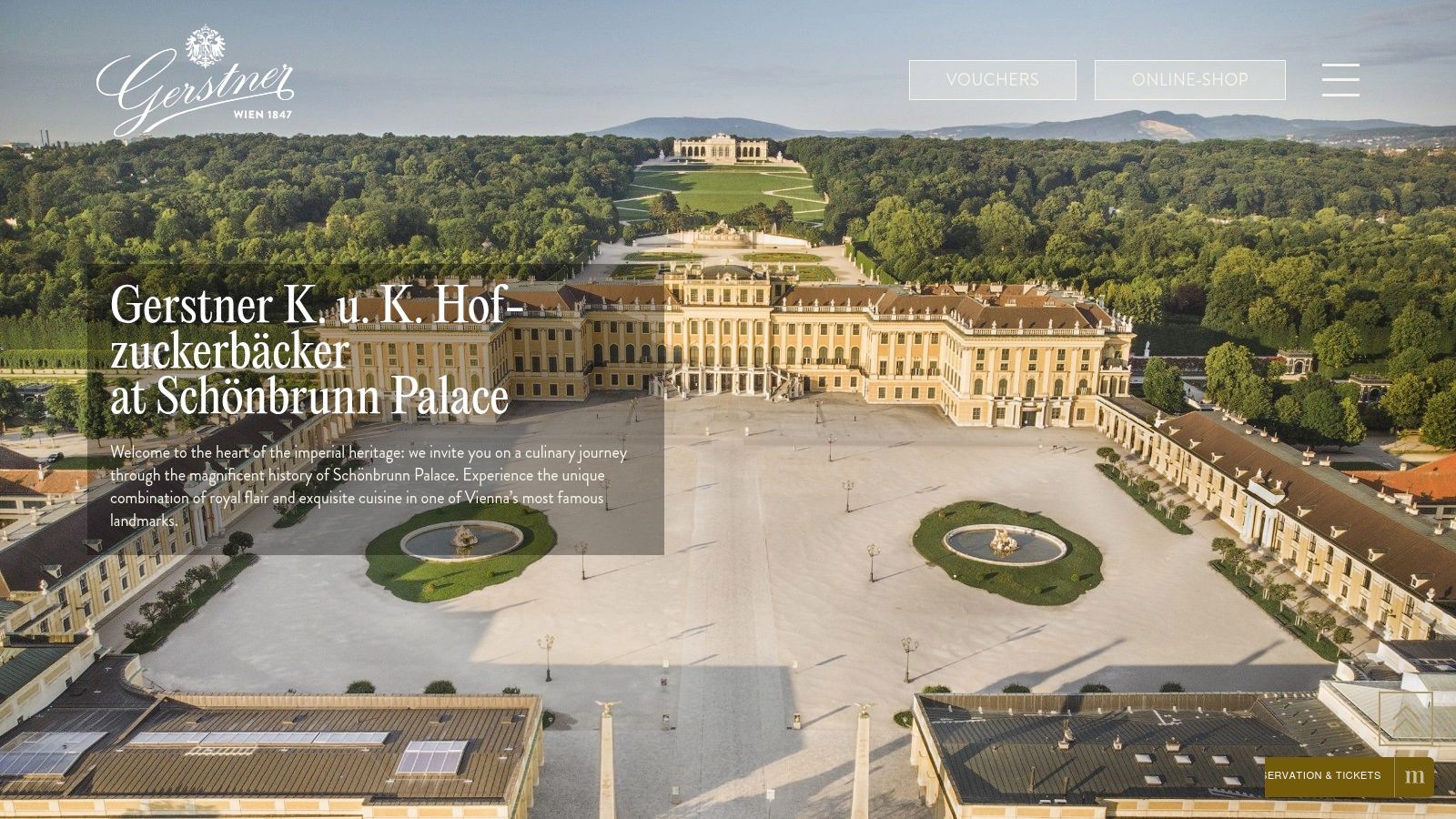 Gerstner K.u.K. Hofzuckerbäcker at Schönbrunn Palace – Strudel Show (demonstration)