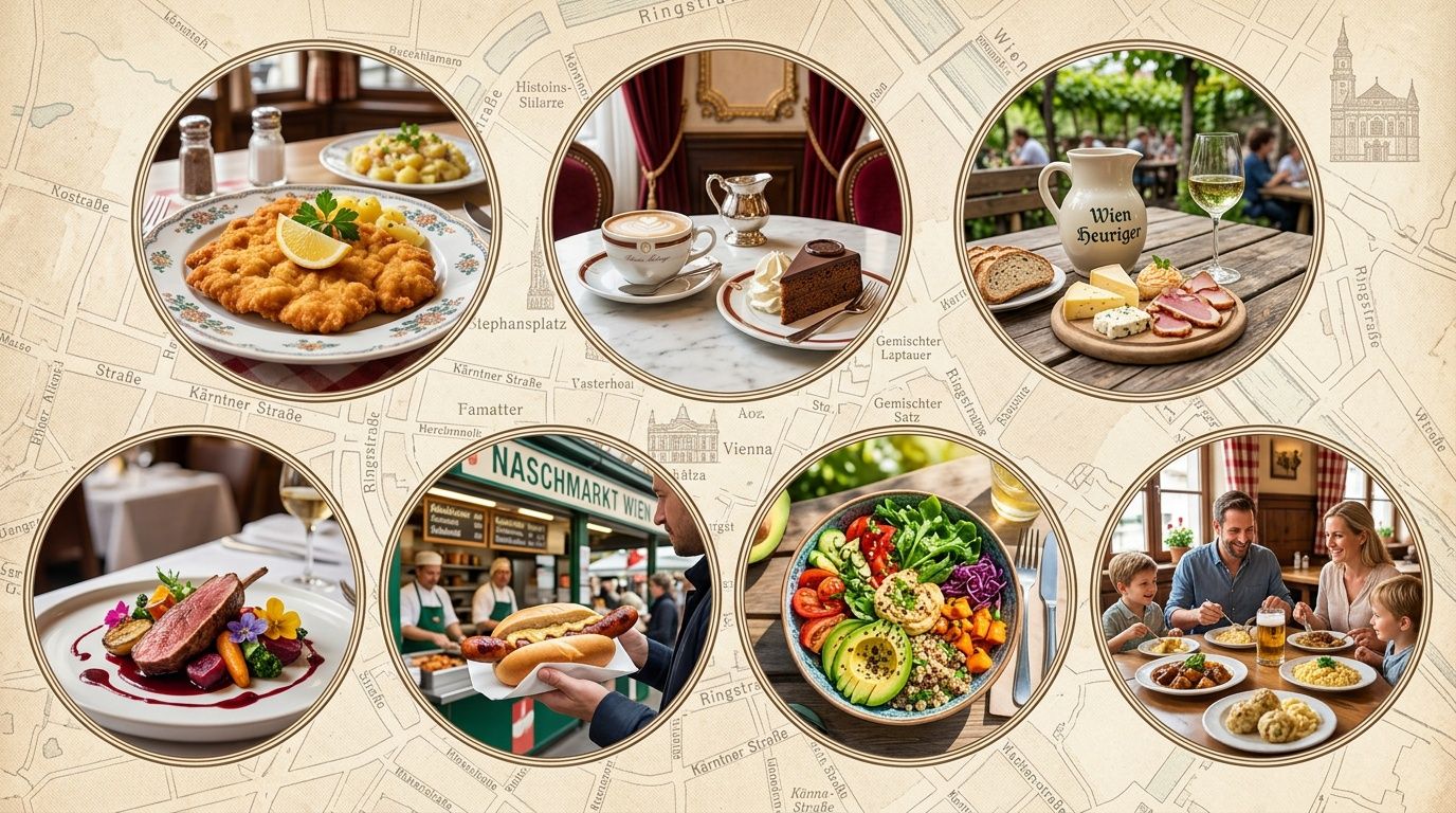 Restaurants In Vienna Food Collage