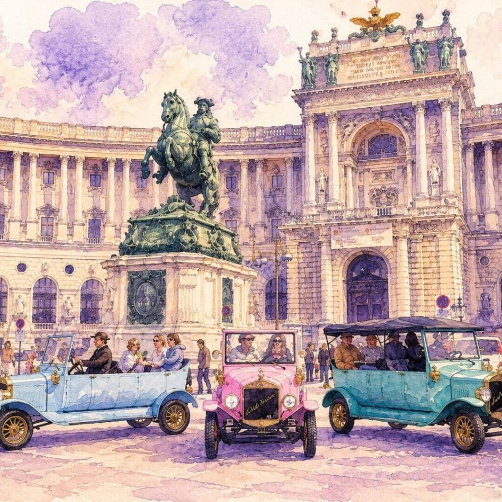 Old Timer E Car Vienna Tour